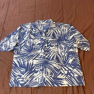 Tropical Print Top by Cabrais Brand. EUC!
